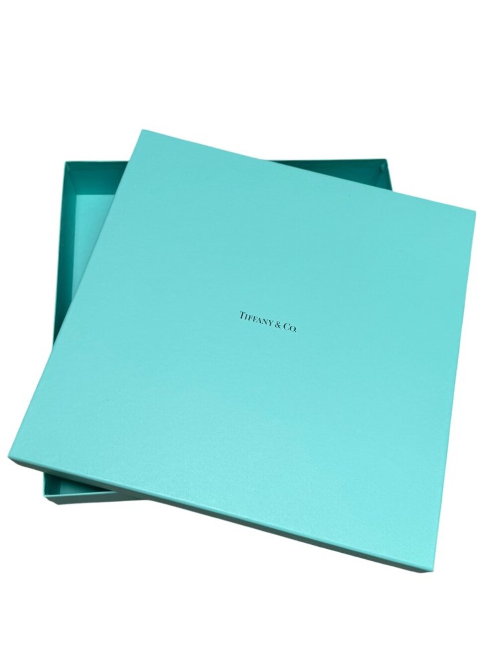 Large Tiffany & Co Tiffany's Gift Box with Lid - EMPTY - 15.25" x 15.25" x 2.75"